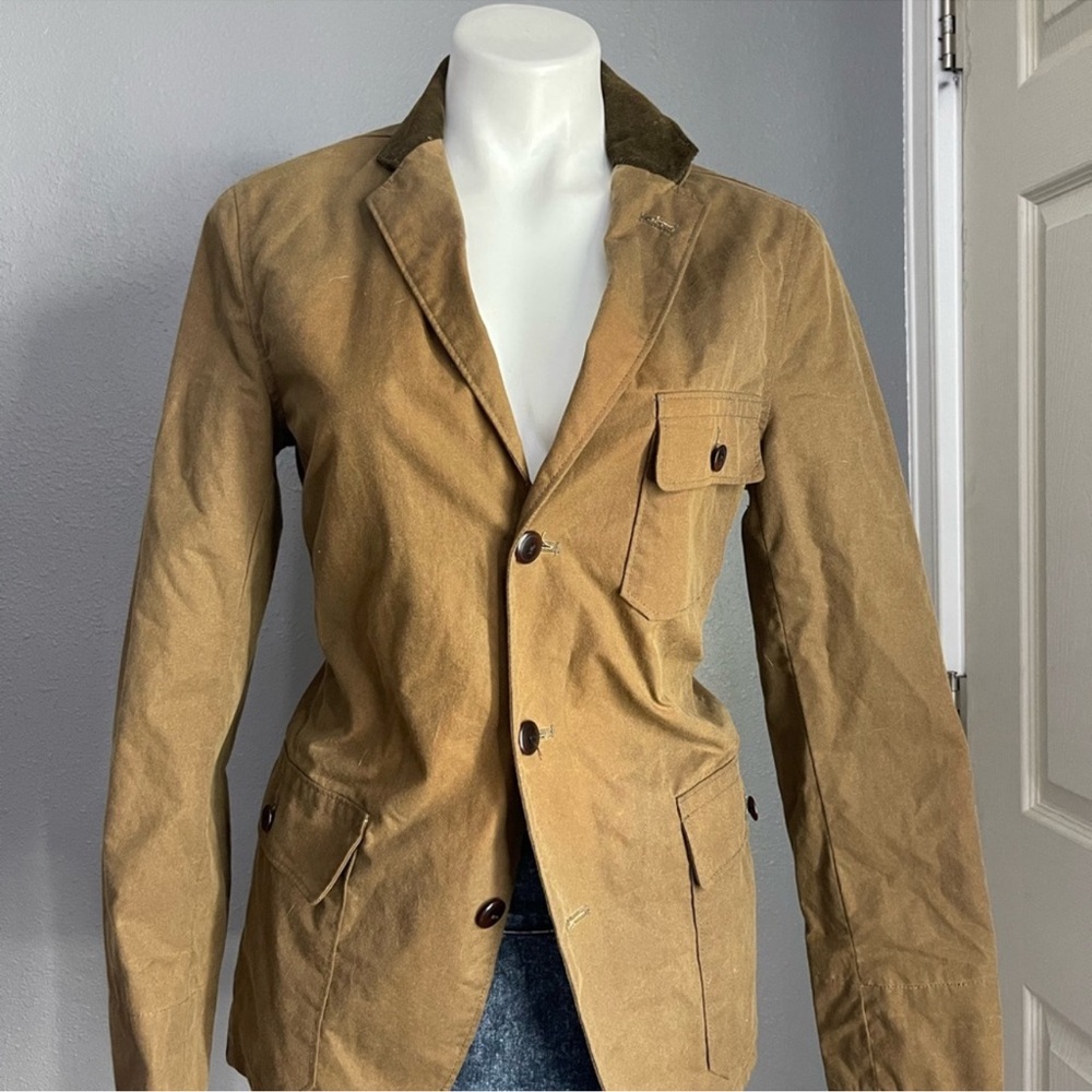 Saint Sevier Tan and Gray Jacket